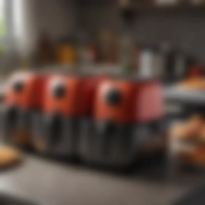 Feature comparison of air fryer models