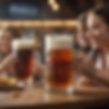 Celebrating Beer Culture A vibrant beer festival scene capturing the culture.
