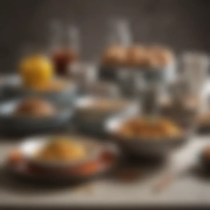 Variety of casual dinnerware styles displayed