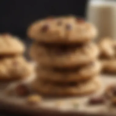 Nutrient-Rich Oatmeal Cookies Close-up of oatmeal cookies with nuts and seeds