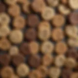 A variety of health-focused cookies arranged artistically