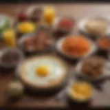 A vibrant spread of international breakfast dishes showcasing culinary diversity.