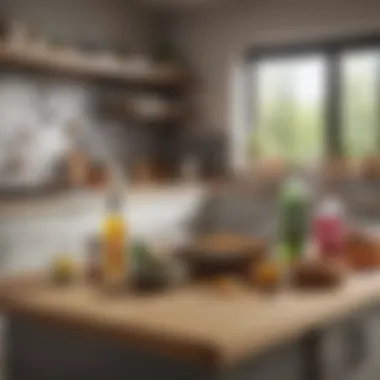 Collection of biodegradable kitchen products