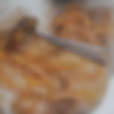 Close-Up of the Signature Buffalo Sauce A close-up of the signature Buffalo sauce highlighting its rich texture.