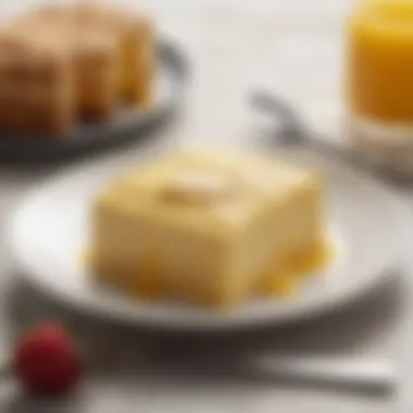Accessible Butter Dish Design A butter dish accompanied by a knife, illustrating accessibility