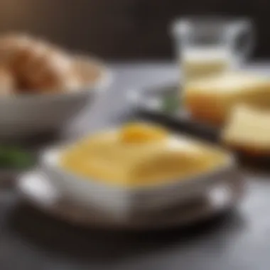 Elegant Ceramic Butter Dish A stylish ceramic butter dish showcasing its elegant design