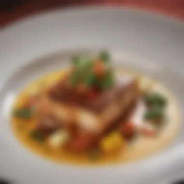 Culinary Signature Dish A beautifully plated signature dish that reflects cultural influences