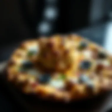 Exquisite Cauliflower Pizza Final product: beautifully crafted cauliflower pizza