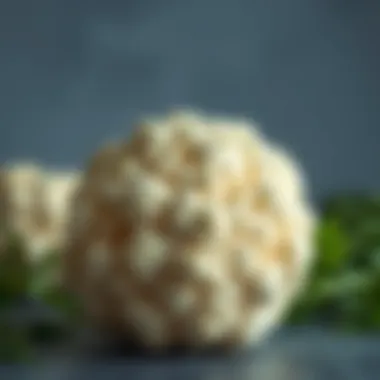 Fresh Cauliflower for Pizza Base Fresh cauliflower head ready for transformation