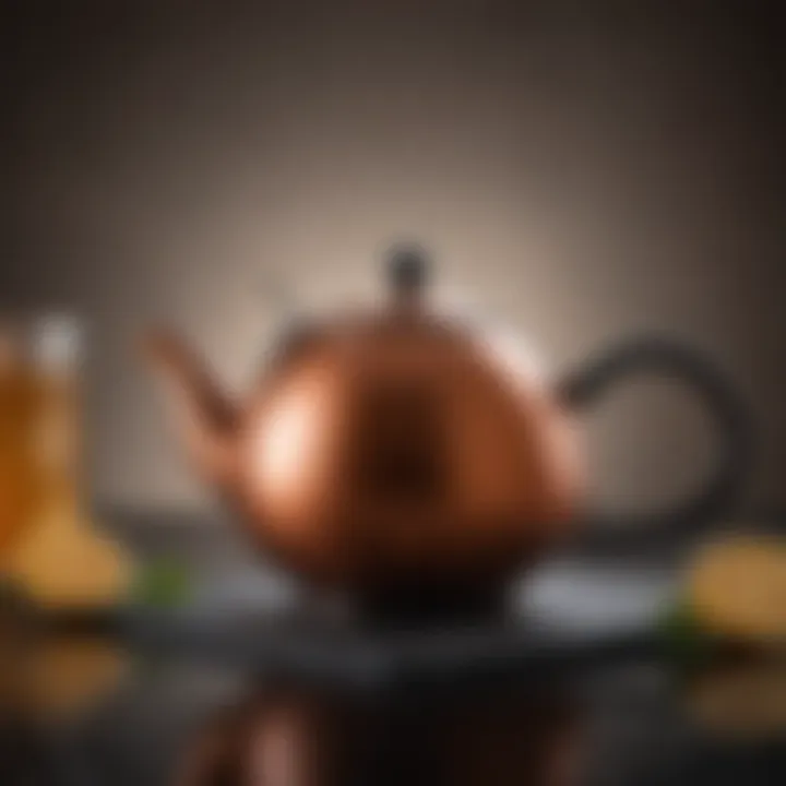 Elegant design of the Chefman teapot showcasing its modern aesthetic