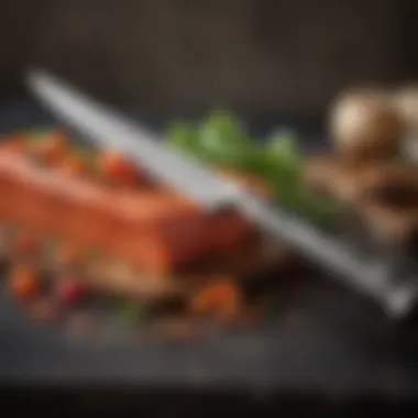 Chef's Knife: The Backbone of Culinary Precision A close-up view of a chef's knife highlighting its sharp blade and ergonomic handle