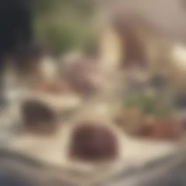 A chef's table with ingredients and Marsala wine ready for an elaborate meal