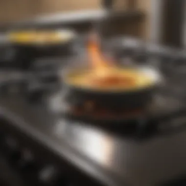 Safety First: Techniques for a Secure Clean Safe cleaning techniques demonstrated on a stove top