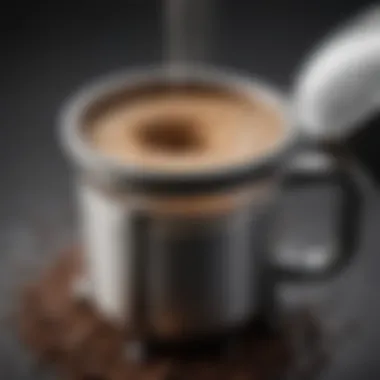 Grind Consistency Importance A detailed view of grind consistency for French press coffee