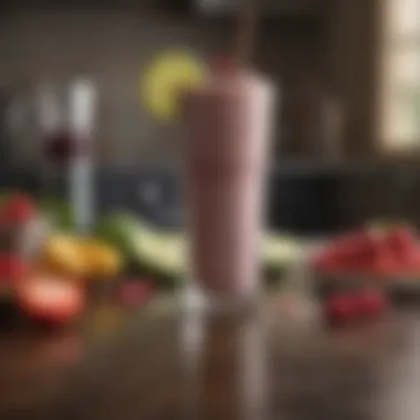 Smoothie blend made with Ninja Professional Plus