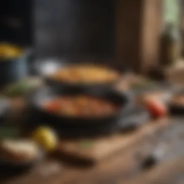Versatile Cast Iron Cookware Durable cast iron cookware showcasing versatility