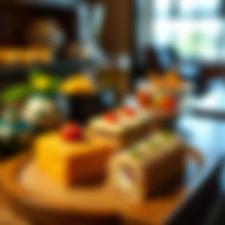 Delight in Traditional Japanese Sweets An elegant display of traditional Japanese sweets