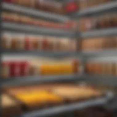 A temperature-controlled storage area for gluten-free products.