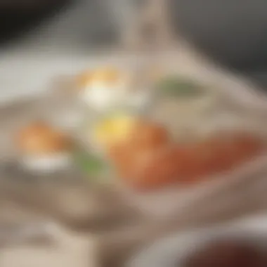 Variety of culinary tasks performed on large polyethylene cutting boards