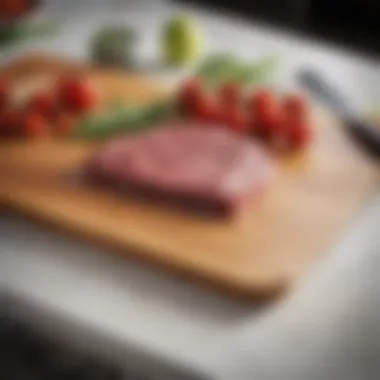 Maintenance Tips for Polyethylene Cutting Boards Maintenance tips illustrated on a large polyethylene cutting board