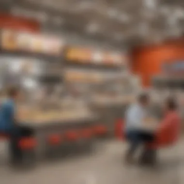 Customer Experience with Delivery A satisfied customer enjoying a meal from Costco's food court, emphasizing the delivery experience.
