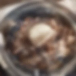 A beautifully whipped coffee topped with cocoa powder