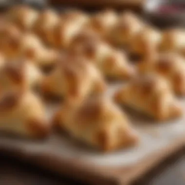 Crescent rolls served at a festive gathering