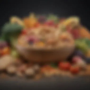 Whole Food Carbohydrates Illustration of whole food sources of carbohydrates