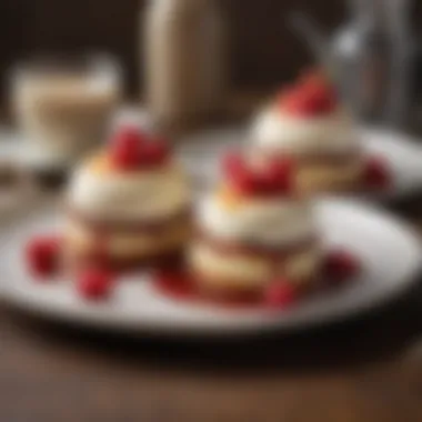 Charming Dessert Ideas for Couples Delicious dessert served in charming portions for couples