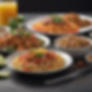 Exploring Unique Flavors for Two Diverse meal options showcasing unique flavors and presentations