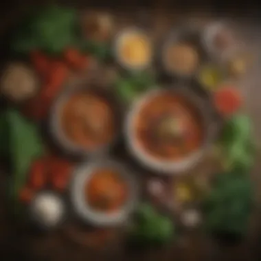 Fresh Ingredients for Culinary Adventures Fresh ingredients laid out for a duo's meal preparation