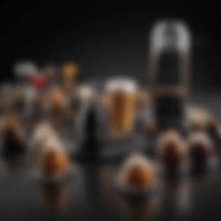 Showcase of various Nespresso coffee maker models