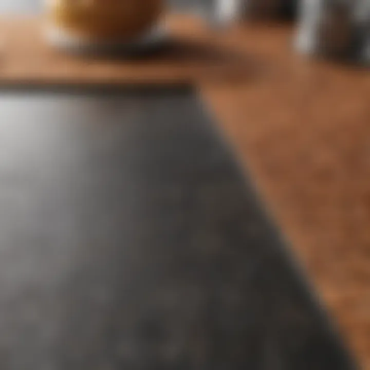 Close-up of a cushioned kitchen mat emphasizing texture and comfort