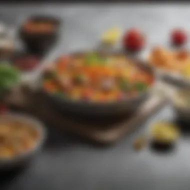 Sample meal plan laid out for easy reference