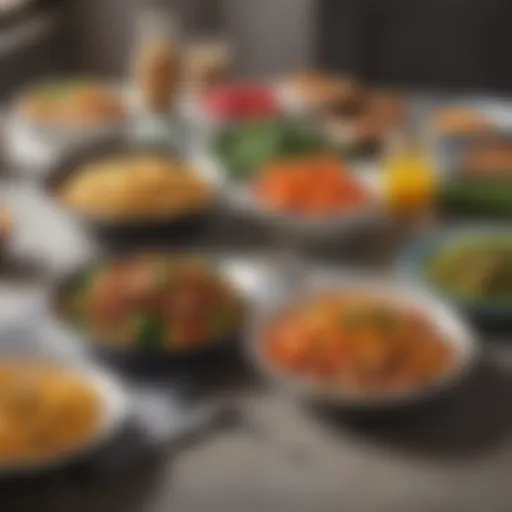 Strategic meal planning for a balanced diet