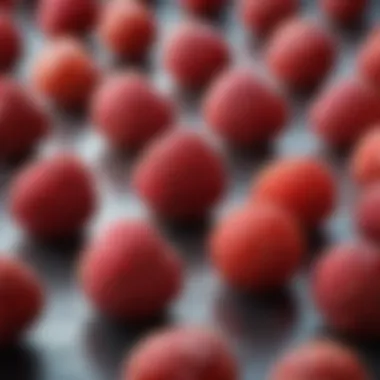 Vibrant Dried Strawberries Dried strawberries showcasing vibrant color and texture.