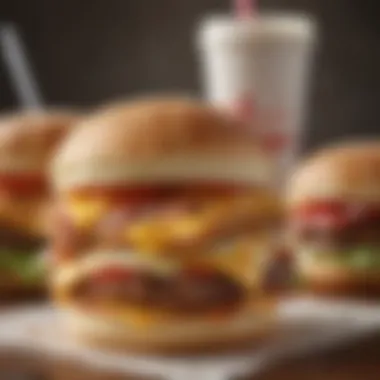 Close-up of Dunkin' signature breakfast sandwich highlighting its ingredients.