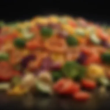 Colorful Vegetables to Elevate Your Dish Variety of vegetables for enhancing fried rice