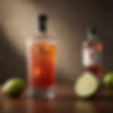 A vibrant cocktail showcasing the refreshing qualities of Bacardi rum.