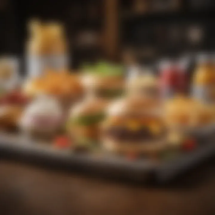 A variety of unique condiments and sides