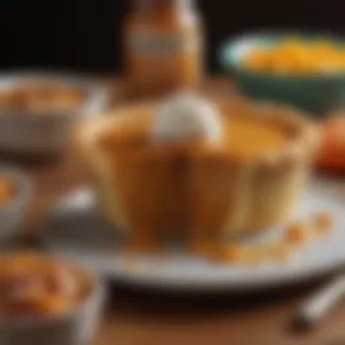 Innovative Culinary Creations with Pumpkin Pie Filling Colorful dishes featuring creative uses of pumpkin pie filling