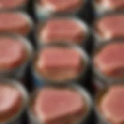 Nutritional breakdown of canned cooked tuna