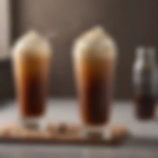 Rich Irish Cream Cold Brew beverage with a frothy finish
