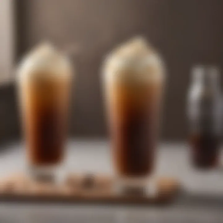 Rich Irish Cream Cold Brew beverage with a frothy finish
