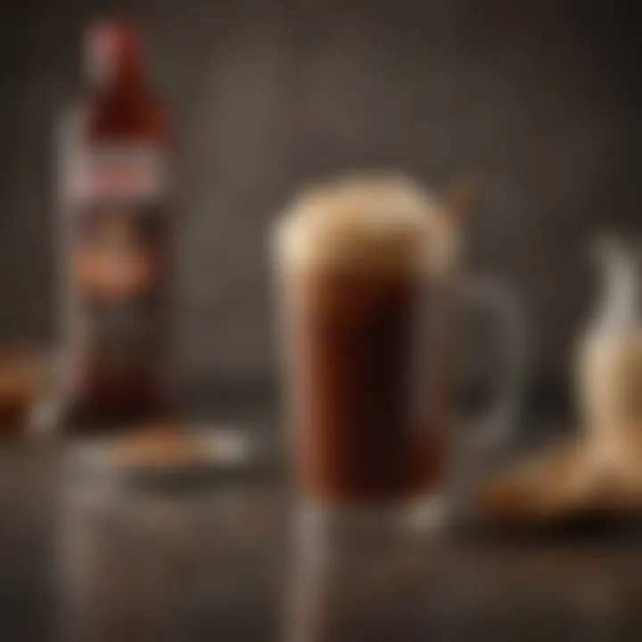 Seasonal display of Dunkin's Irish Cream Cold Brew