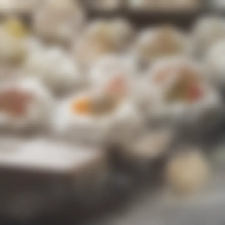 A close-up of Flavo Rice Seasoning sprinkled over a bowl of rice.