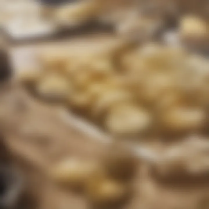 A beautifully arranged platter showcasing various cheese bread variations