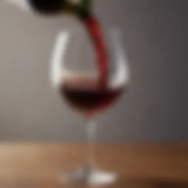 The Allure of Hangover-Free Wine A close-up of a glass of hangover-free wine reflecting sunlight
