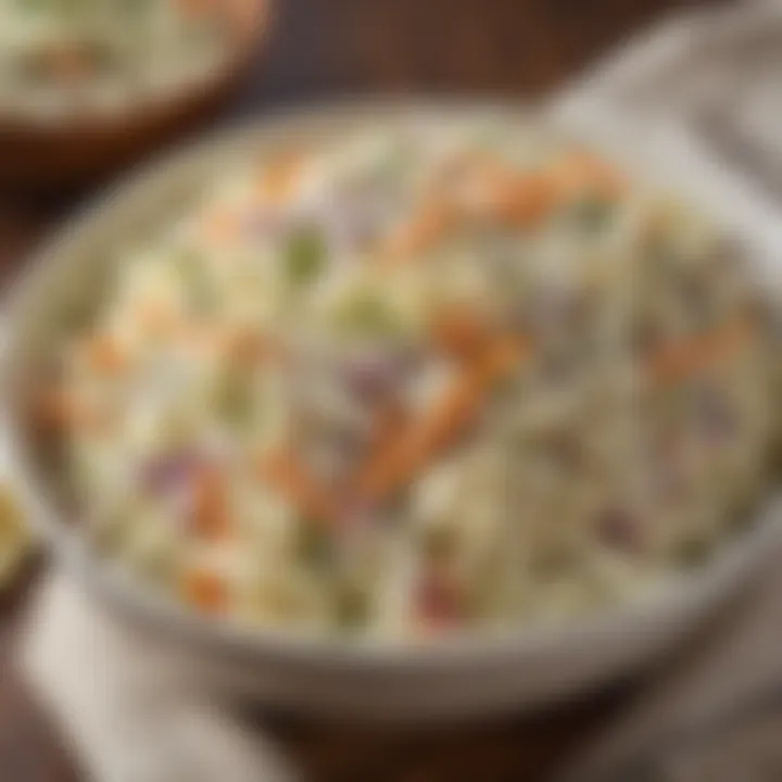 Zesty coleslaw enhanced with Hidden Valley Ranch