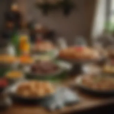 Celebrating with Irish Flavors Festive table set for a traditional Irish celebration